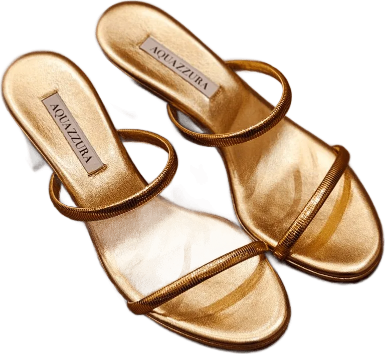 Gold Woven Wedge